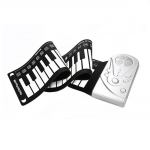 Keyboard Ευλύγιστο Πιάνο Αφής με 49 Πλήκτρα σε Μαύρο Χρώμα J405