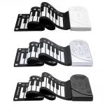 Keyboard Ευλύγιστο Πιάνο Αφής με 49 Πλήκτρα σε Μαύρο Χρώμα J405