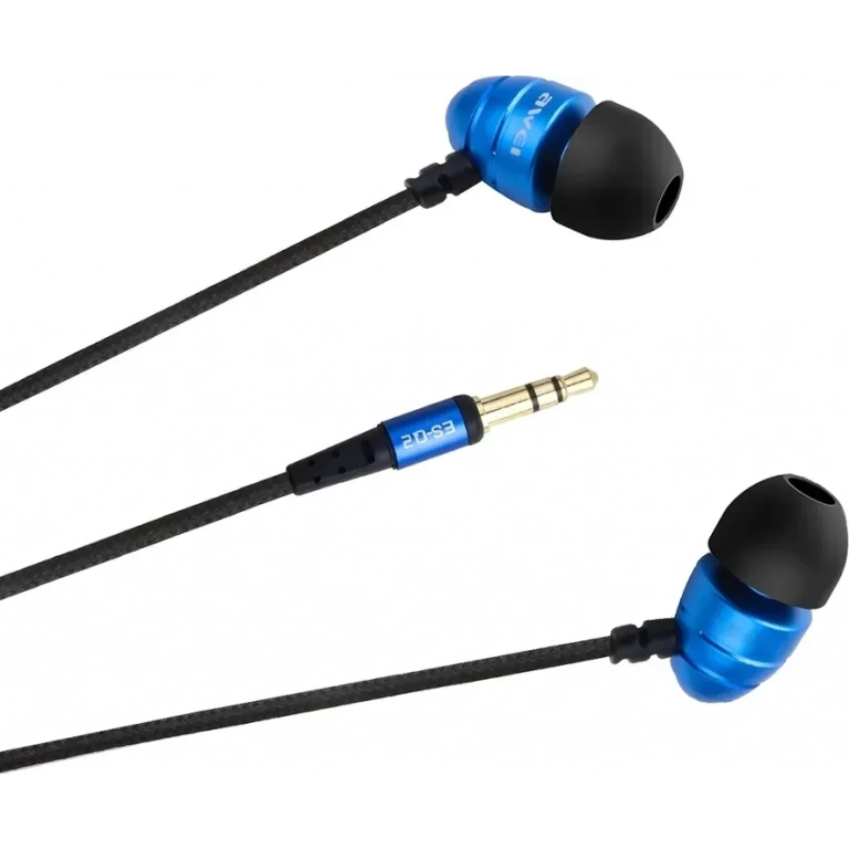Awei Ακουστικά Ψείρες In Ear ES - Q2 Μπλε