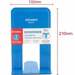 Βιβλιοστάτης Bookends από Μέταλλο Μπλε Χρώμα 210x132mm Σετ 2 τμχ. Motarro MI014-3