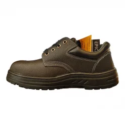 Παπούτσια Εργασίας Ασφαλείας Με Αντιολισθητική Σόλα Με Μέταλλο Στην Όψη Καφέ Epica Star EP-30511