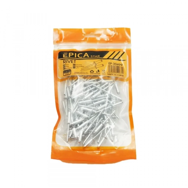 Πριτσίνια Αλουμινίου 4.8x16 mm 50 τεμάχια Epica Star EP-30499