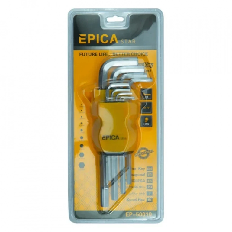 Κλειδιά Allen CRV σε σχήμα L σετ 9τμχ Epica Star EP-50010