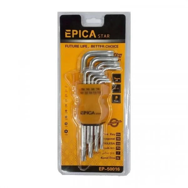 Κλειδιά TROX CRV σε σχήμα L σετ 9τμχ Epica Star EP-50016