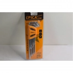 Κλειδιά TORX με τρύπα CRV σε σχήμα L σετ 9τμχ Epica Star EP-50346