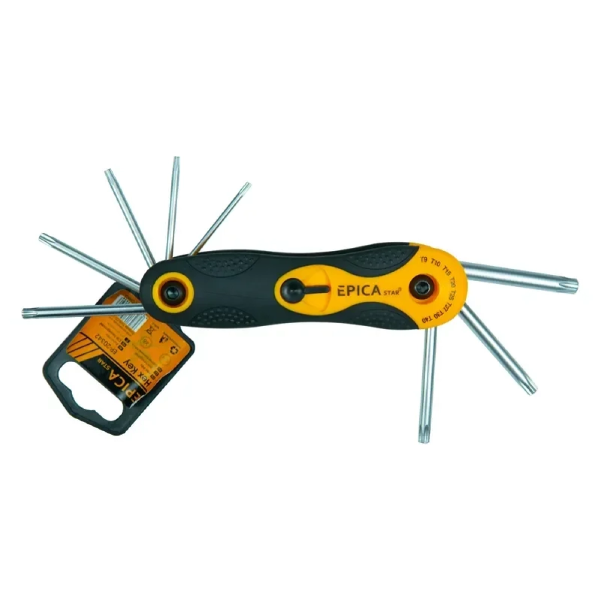 Κλειδιά TORX CRV σε σουγιά 8τμχ Epica Star EP-20342