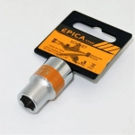 Καρυδάκι 11mm CRV Εξάγωνο Με Καρέ Υποδοχής 1/2" Epica Star EP-60147