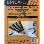 Κατσαβίδια CRV σετ 6τμχ με εργονομική λαβή Epica Star EP-60018