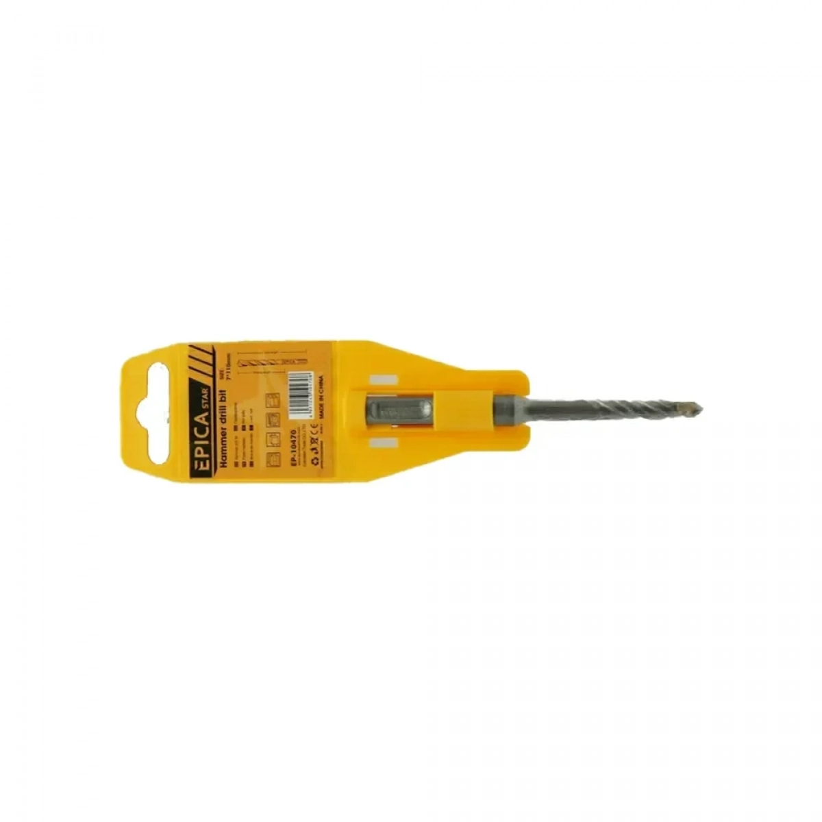 Κεφαλή Τρυπανιού 7x110 mm Mε SDS Plus Στέλεχος Για Δομικά Υλικά Epica Star EP-10470