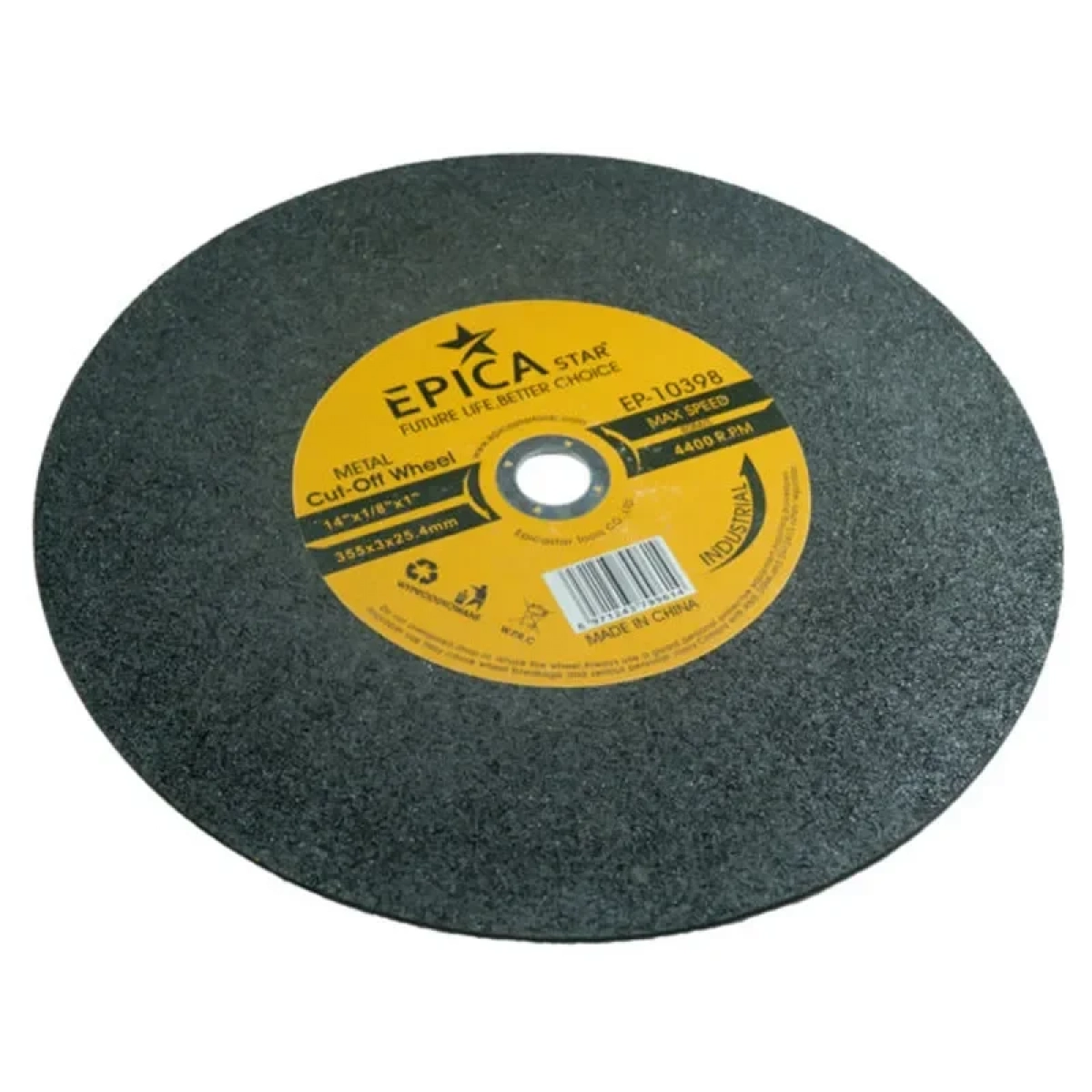 Δίσκος κοπής σιδήρου 355x3x25.4mm Epica Star EP-10398