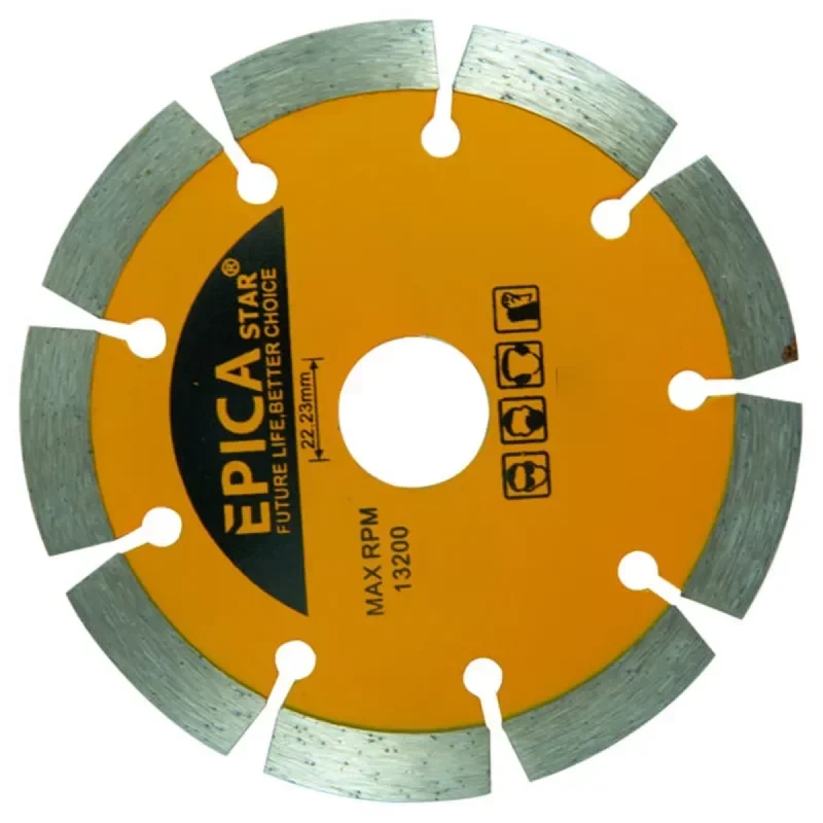 Δίσκος κοπής (πριονολάμα) διαμαντέ 115x7x22.2mm Epica Star EP-10039