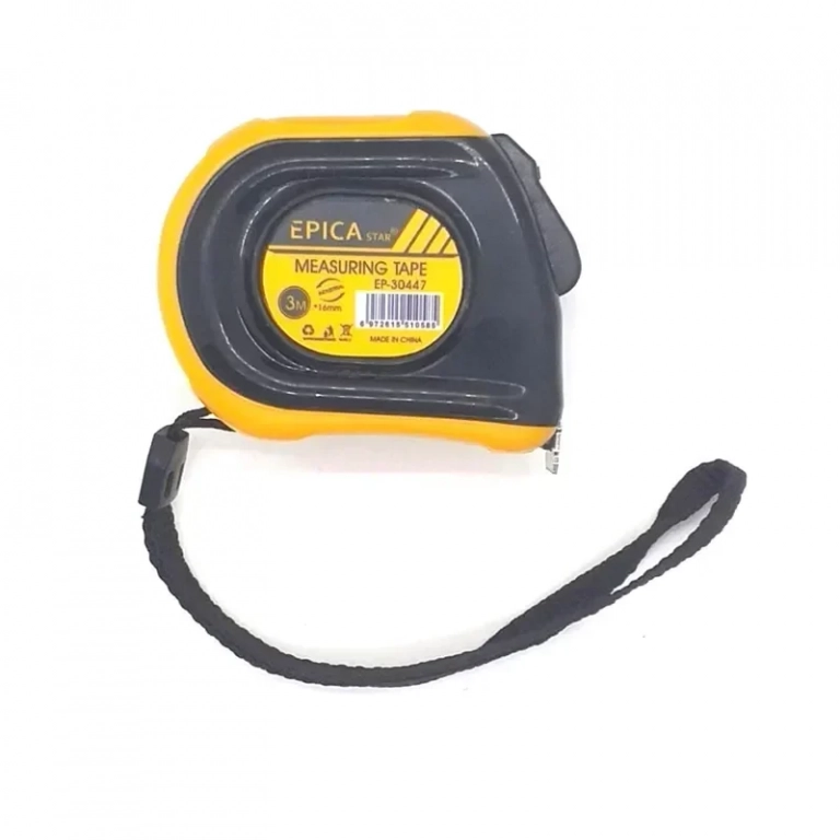 Μετροταινία (Μέτρο) 3m x 16mm Με Αυτόματη Επαναφορά Epica Star EP-30447