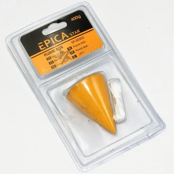 Βαρίδι με σχοινί 5m (Ζύγι) Plumb Bob βάρους 400g Epica Star EP-30353
