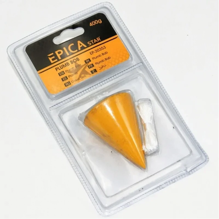 Βαρίδι με σχοινί 5m (Ζύγι) Plumb Bob βάρους 400g Epica Star EP-30353