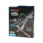 Ασύρματα ακουστικά bluetooth in-ear handsfree κόκκινα Andowl QY-K170