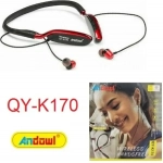 Ασύρματα ακουστικά bluetooth in-ear handsfree κόκκινα Andowl QY-K170 - Image 3