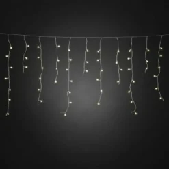 Χριστουγεννιάτικα λαμπάκια Βροχή 100 LED 3 m Επεκτάσιμα - Λευκό ψυχρό