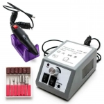 Lina Mercedes 2000 Τροχός Νυχιών Ρεύματος 20000rpm με Πεντάλ με Ηλεκτρονικό Σύστημα Τροφοδοσίας σε Γκρι Χρώμα 12W