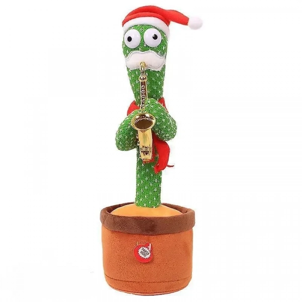 Dancing Cactus – Κάκτος που χορεύει και τραγουδάει Άγιος Βασίλης σαξόφωνο