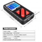 Konnwei Ελεγκτής Ανάλυσης Μπαταριών KW710 Ψηφιακό Battery Tester με Κροκοδειλάκια