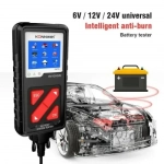 Konnwei Ελεγκτής Ανάλυσης Μπαταριών KW710 Ψηφιακό Battery Tester με Κροκοδειλάκια