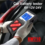 Konnwei Ελεγκτής Ανάλυσης Μπαταριών KW710 Ψηφιακό Battery Tester με Κροκοδειλάκια