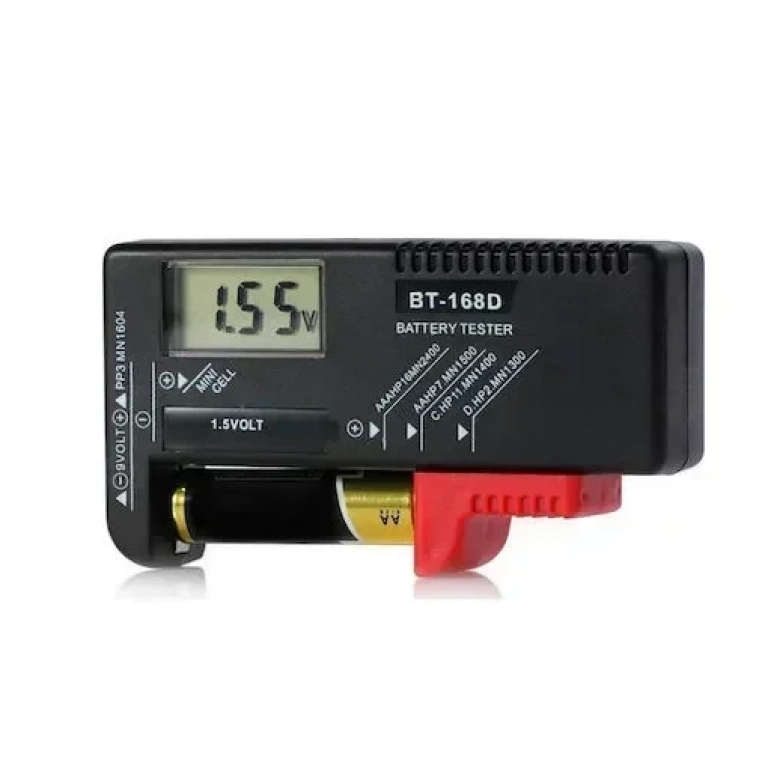 Ψηφιακός μετρητής μπαταρίας 1.5V και 9V με οθόνη BT-168D