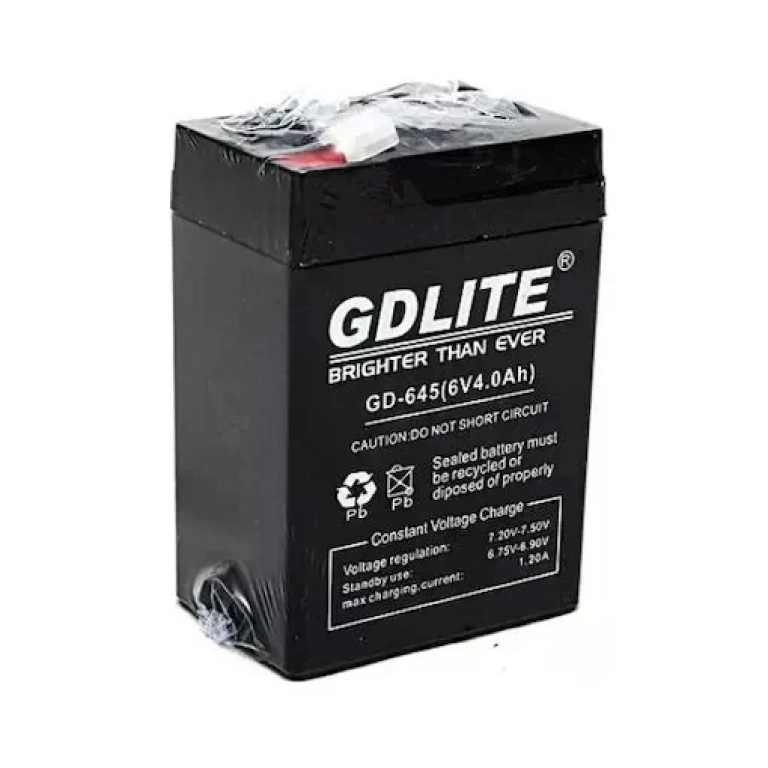 Μπαταρία Μολύβδου 6V 4.0Ah GDLITING GD-645