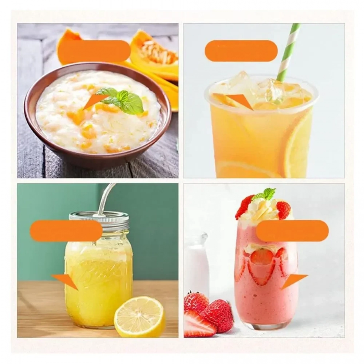 Andowl Blender Για Smoothies Υψηλής Αντοχής 1.5L Q-PB1 Μαύρο - Photo7