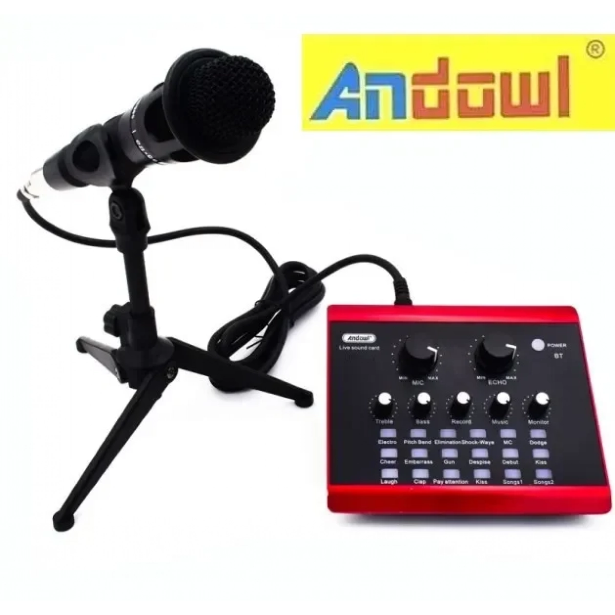 ANDOWL ΕΞΩΤΕΡΙΚΗ ΕΠΑΓΓΕΛΜΑΤΙΚΗ ΚΑΡΤΑ ΗΧΟΥ Q-SK100