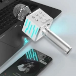 Ασύρματο Μικρόφωνο Karaoke DS-868 σε Ασημί Χρώμα