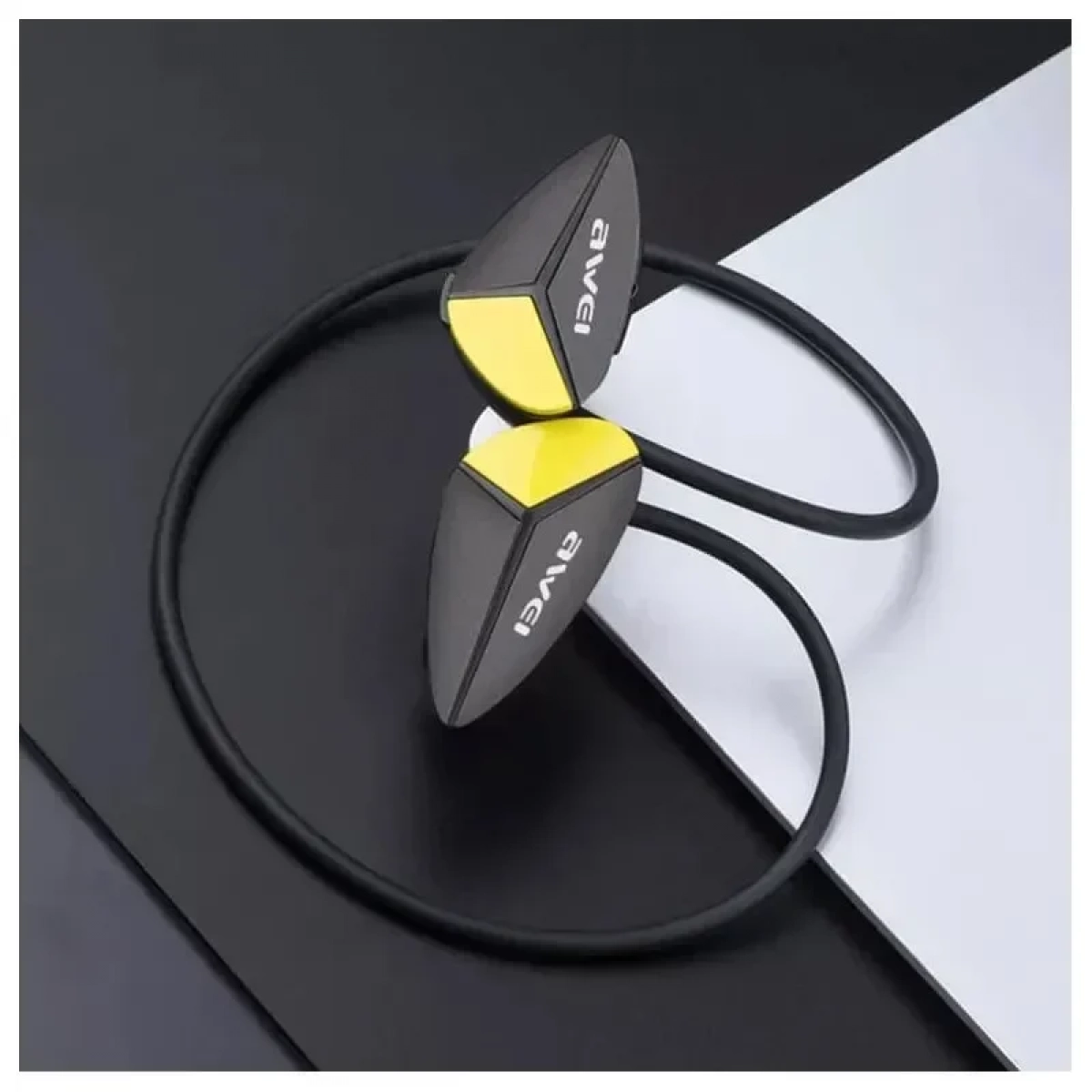 Awei A887BL In-ear Bluetooth Handsfree Μαύρο
