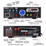 Ενισχυτής με λειτουργία Karaoke BT-266 σε Μαύρο Χρώμα - Image 4