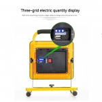 Επαναφορτιζόμενος LED Φορητός Προβολέας 180W Περιστρεφόμενος 360° W865C - Photo18