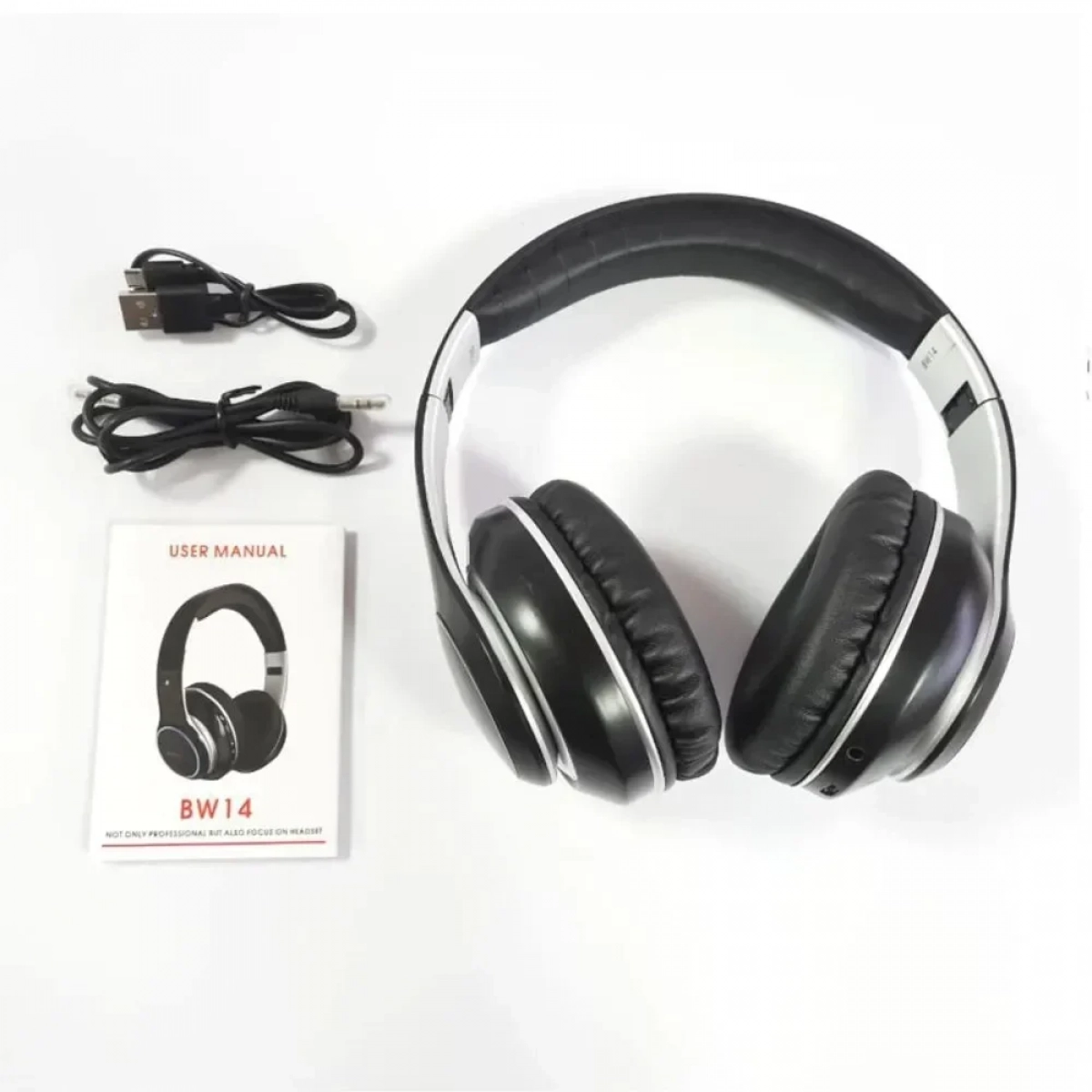 Ezra BW14 Ασύρματα On Ear Ακουστικά Ασημί - Photo2
