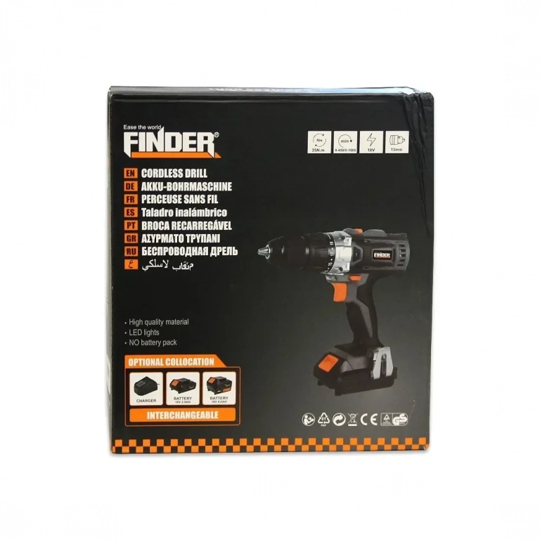 Finder DC197233 Δραπανοκατσάβιδο Μπαταρίας 18V
