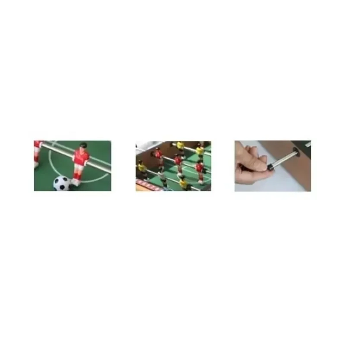 Επιτραπέζιο Ξύλινο Ποδοσφαιράκι XL 48.5×28.5×8.4cm με 18 παίκτες - Image 2