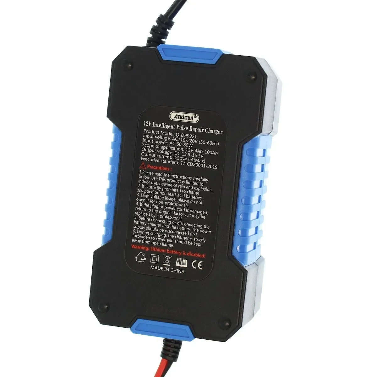 Φορτιστής μπαταριών αυτόματος 12V/6A Andowl Q-DP9921