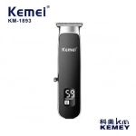 Kemei Επαναφορτιζόμενη Κουρευτική - Ξυριστική Μηχανή 2IN1 με έξτρα κεφαλή για λεπτομέρειες KM-1893 - Μαύρο