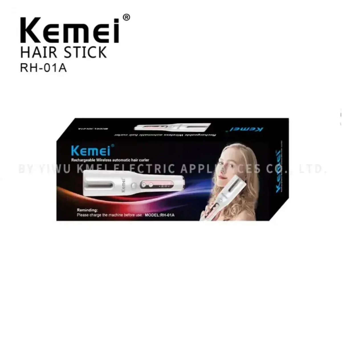 Kemei Επαγγελματική Μπουκλιέρα Μαλλιών - RH-01A - Photo8