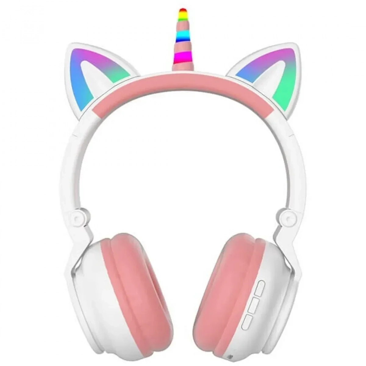Unicorn STN-27 Ασύρματα Over Ear Ακουστικά Λευκά