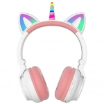Unicorn STN-27 Ασύρματα Over Ear Ακουστικά Λευκά