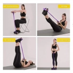 Σύστημα Εκγύμνασης Με Λάστιχα Body Trimmer JT-002 Κίτρινο - Photo7