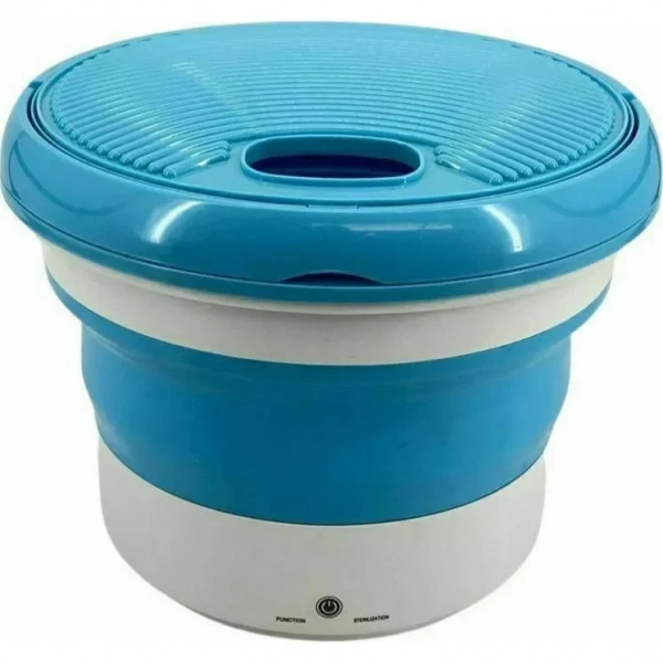 Μινι πτυσσόμενο πλυντήριο ρούχων 3kg - folding washing machine HKKA-38 Μπλέ