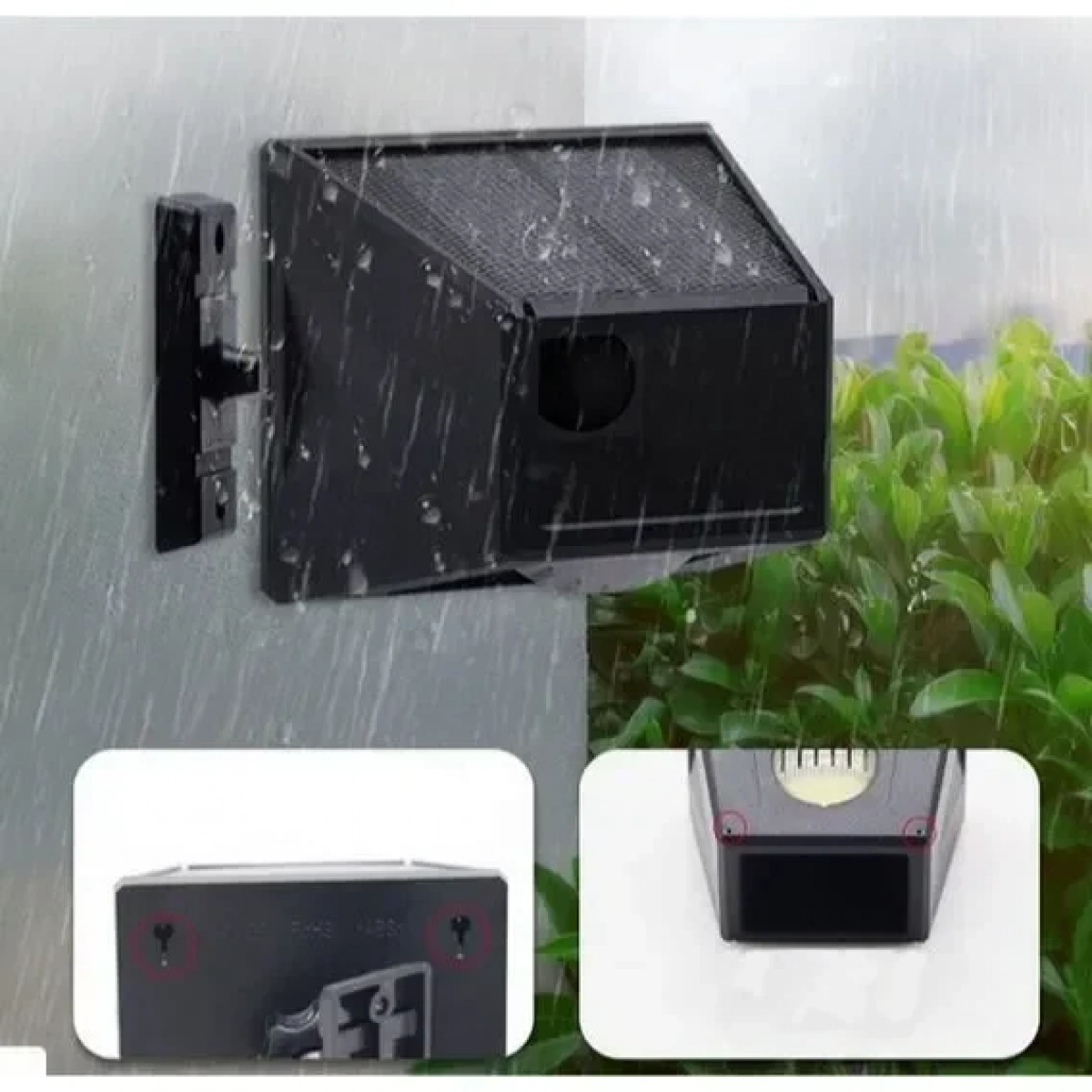 Αδιάβροχο ηλιακό φως IP65 με αισθητήρα κίνησης και σειρήνα HS-N911F