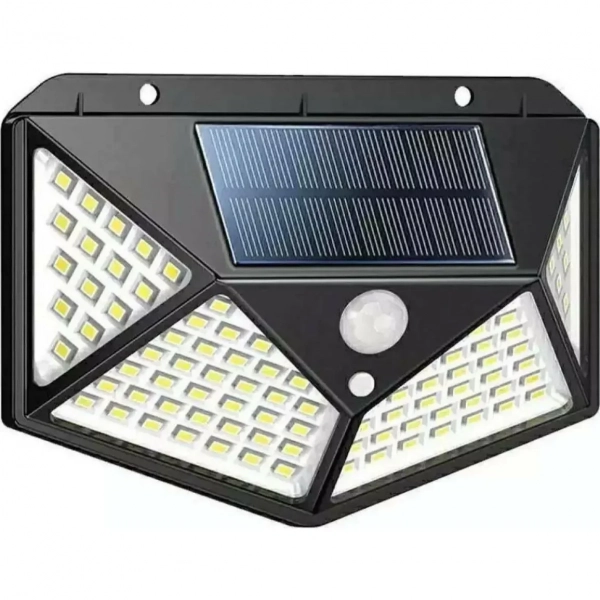 BK-100 Ηλιακό Επιτοίχιο Φωτιστικό LED Με Ανιχνευτή Κίνηση