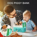 Κουμπαράς Παιχνίδι Πεινασμένο Σκυλάκι Piggy Bank Game Hungry Cartoon Dog Delight Pet Home Blue Material ABS (oem) Πλαστικό
