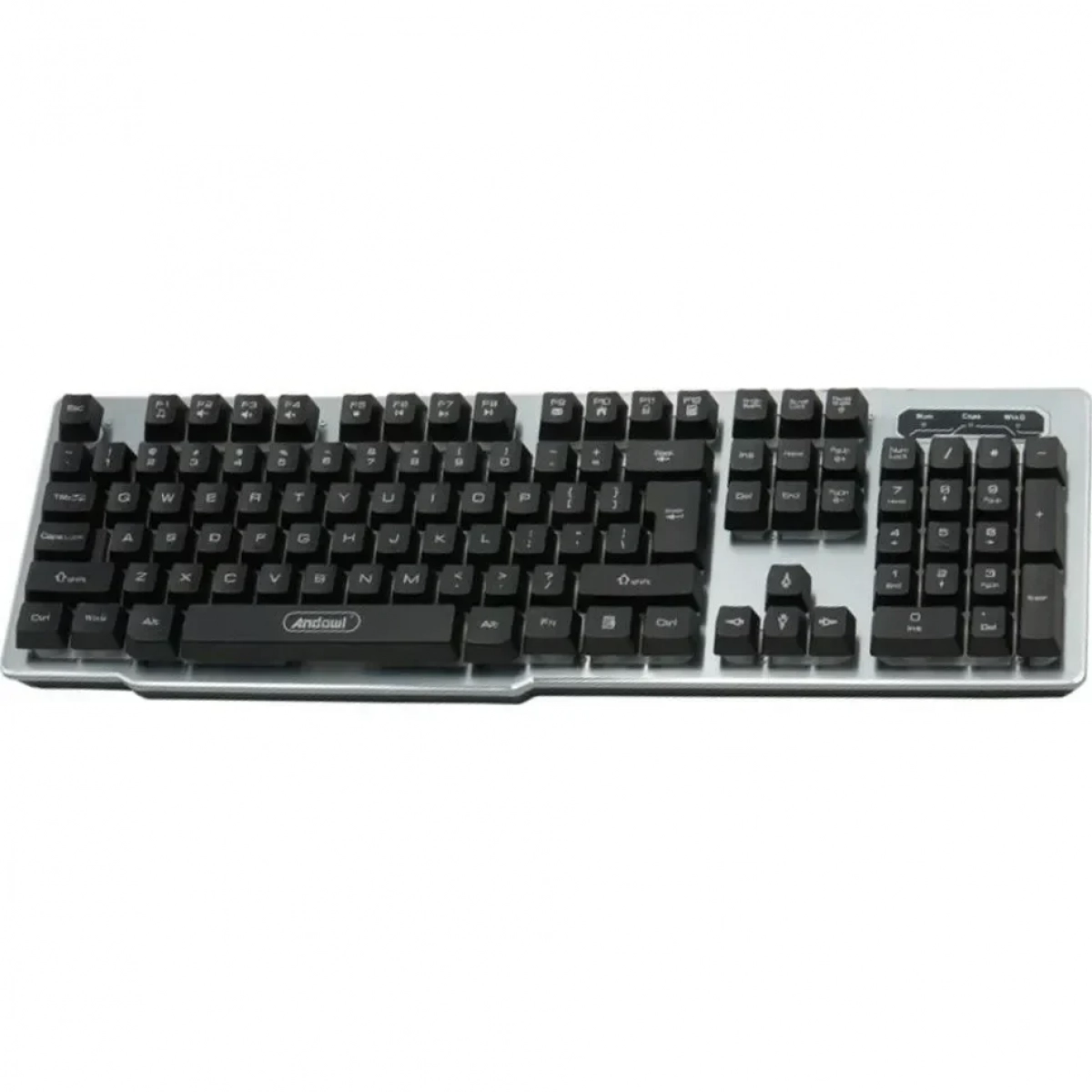 Andowl Q-K708 Gaming Πληκτρολόγιο με διακόπτες και RGB φωτισμό (Αγγλικό US)