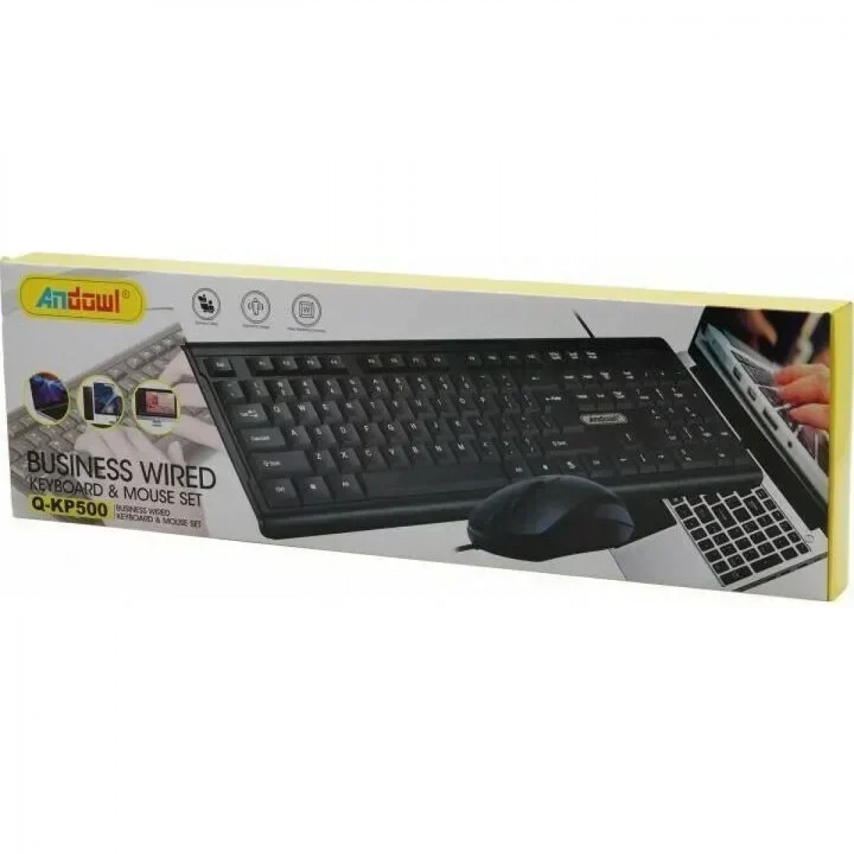 Andowl σετ πληκτρολόγιο ποντίκι Q-KP500