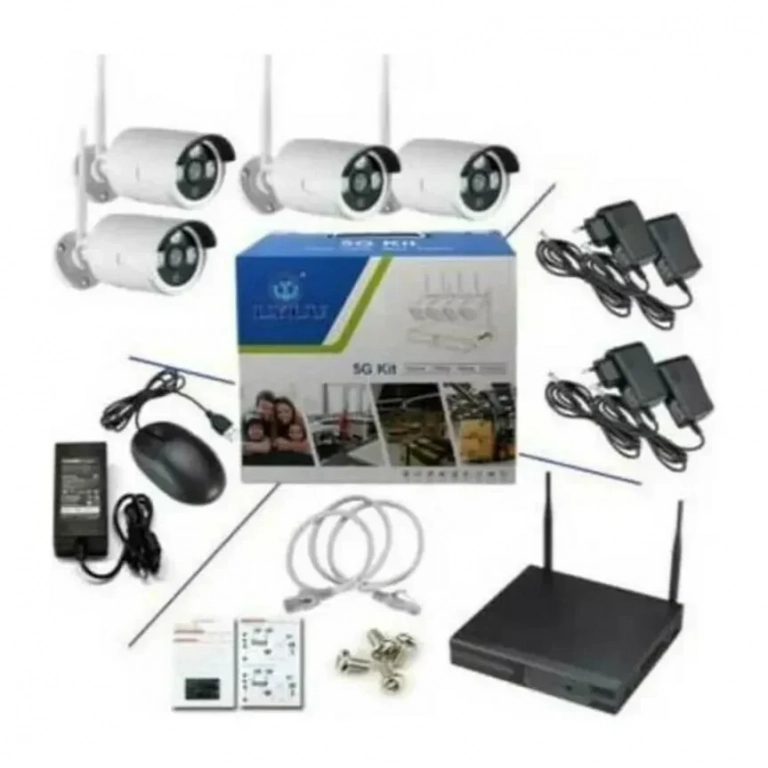 Ασύρματο καταγραφικό σύστημα CCTV με 4 κάμερες LYLU 5G Kit
